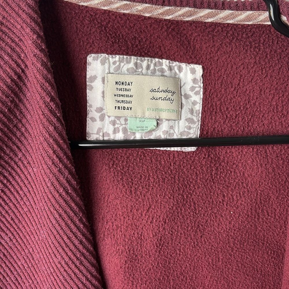 Anthropologie Hamina Terry Open Front Cardigan - Picture 5 of 7